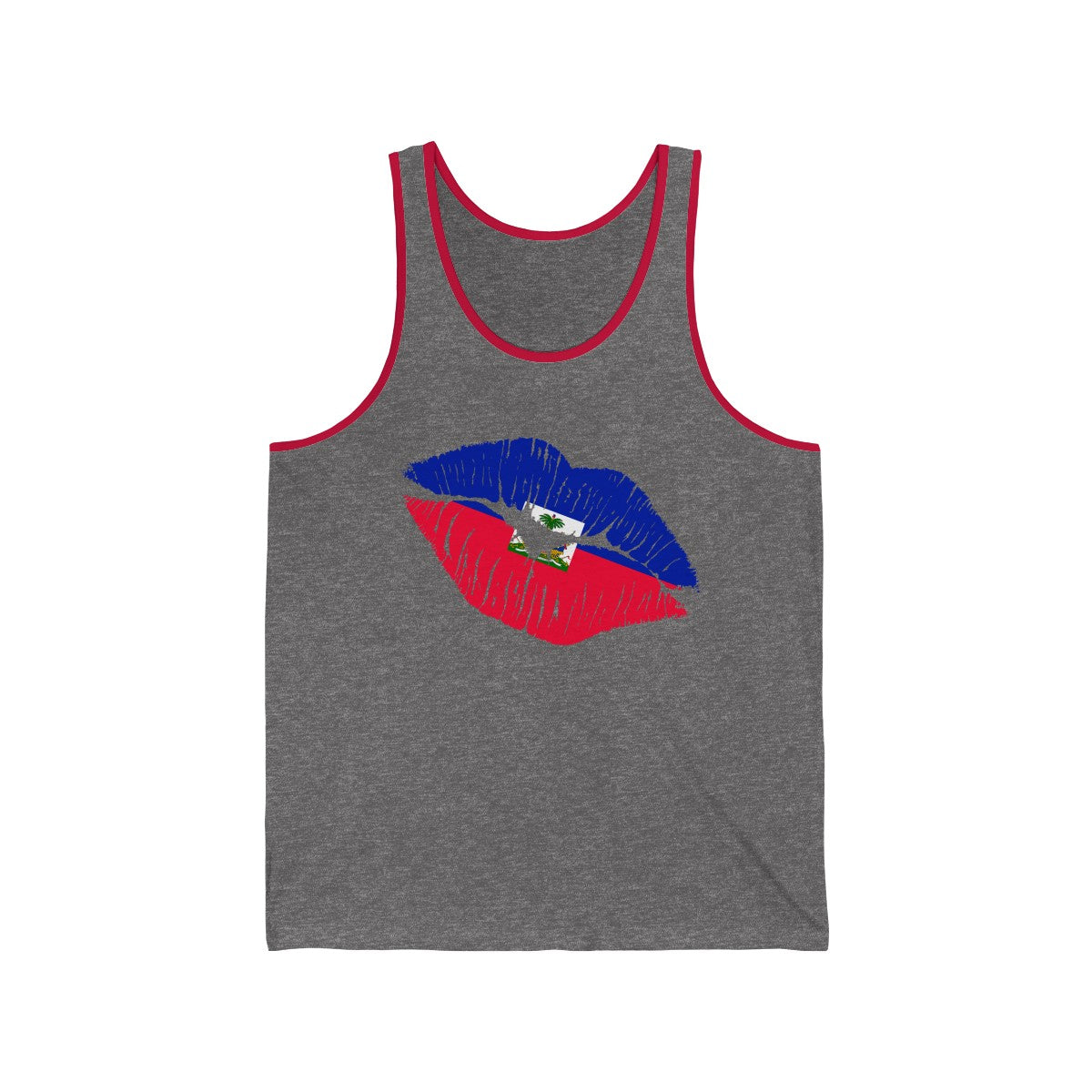 Haiti Lip Service - Unisex Jersey Tank - Tank Top - Cocoalime Apparel 