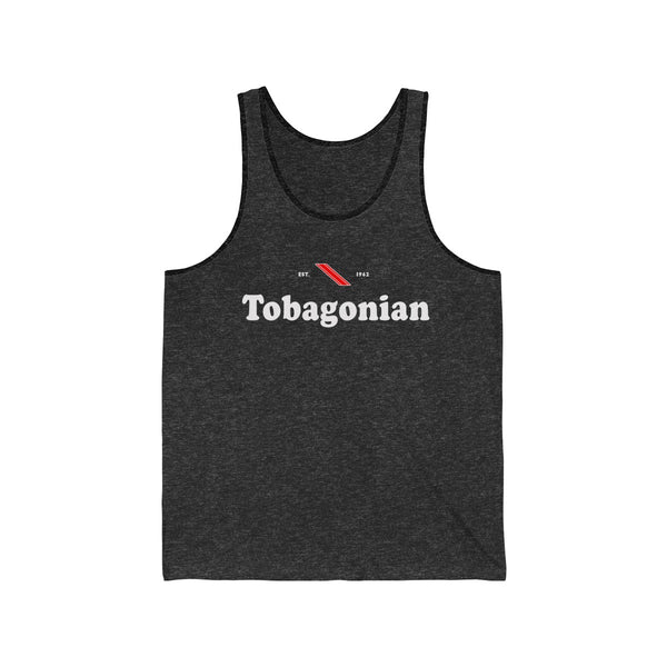 Tobagonian - Unisex Jersey Tank - Tank Top - Cocoalime Apparel 