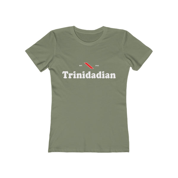 Trinidadian - Women's Slim Fit Tee - T-Shirt - Cocoalime Apparel 