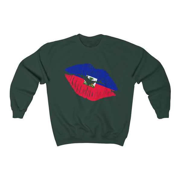 Haiti Lip Service - Unisex Heavy Blend™ Crewneck Sweatshirt - Sweatshirt - Cocoalime Apparel 