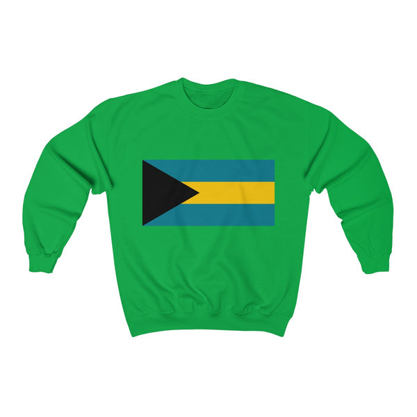 Bahamas Flag - Unisex Heavy Blend™ Crewneck Sweatshirt - Sweatshirt - Cocoalime Apparel 
