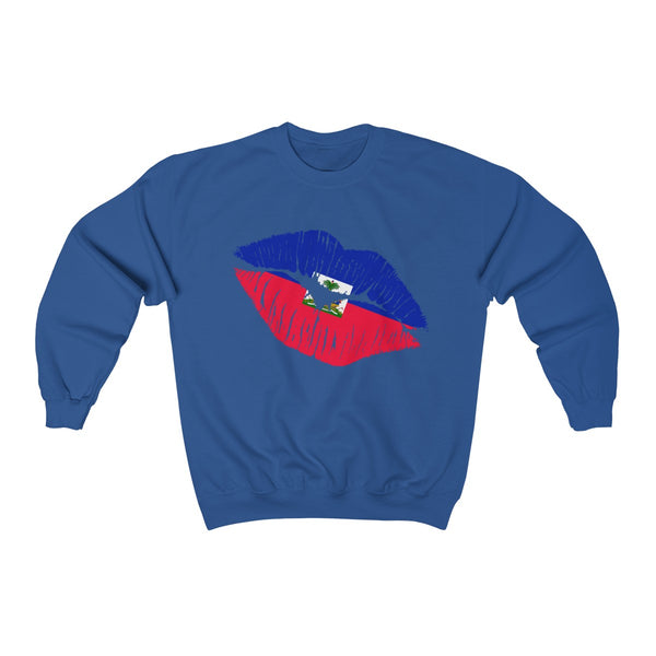 Haiti Lip Service - Unisex Heavy Blend™ Crewneck Sweatshirt - Sweatshirt - Cocoalime Apparel 