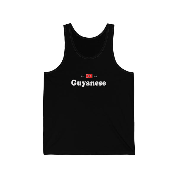 Guyanese - Unisex Jersey Tank - Tank Top - Cocoalime Apparel 