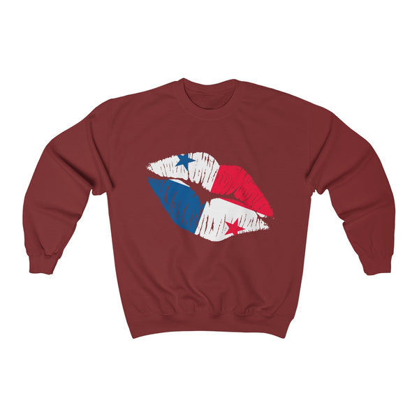 Panama Lip Service  - Unisex Heavy Blend™ Crewneck Sweatshirt - CocoaLime