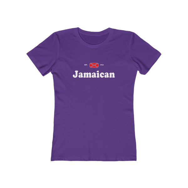 Jamaican - Women's Slim Fit Tee - CocoaLime