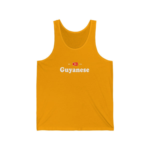 Guyanese - Unisex Jersey Tank - Tank Top - Cocoalime Apparel 