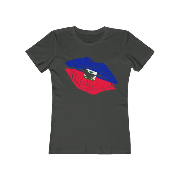 Haiti Lip Service - Women's Slim Fit Tee - T-Shirt - Cocoalime Apparel 