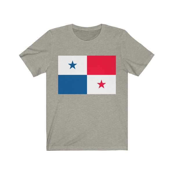 Panama Flag - Unisex Jersey Short Sleeve Tee - T-Shirt - Cocoalime Apparel 