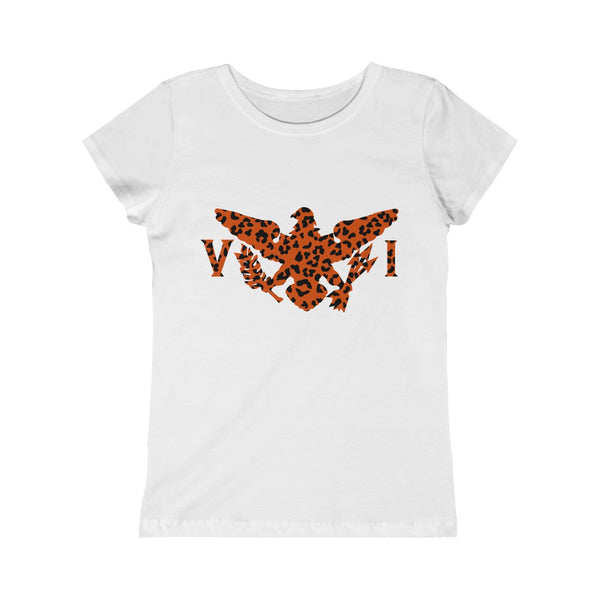 USVI Leopard - Girls Princess Tee - CocoaLime