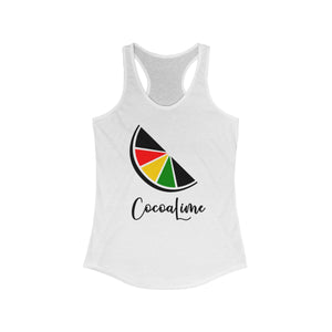CocoaLime - Women's Slim Fit Racerback Tank - CocoaLime
