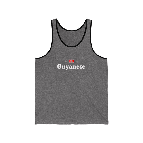 Guyanese - Unisex Jersey Tank - Tank Top - Cocoalime Apparel 