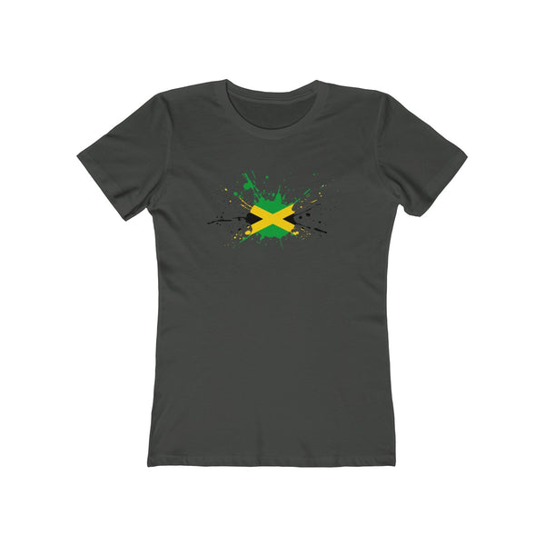 Jamaican Paint - Women's Slim Fit Tee - CocoaLime