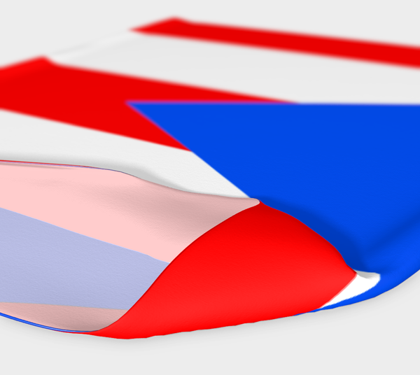 Puerto Rico Flag Multi-Use Headband - Headband - Cocoalime Apparel 