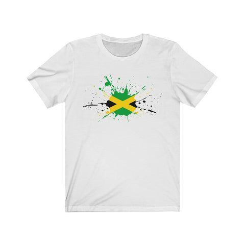 Jamaican Paint - Unisex Jersey Short Sleeve Tee - CocoaLime