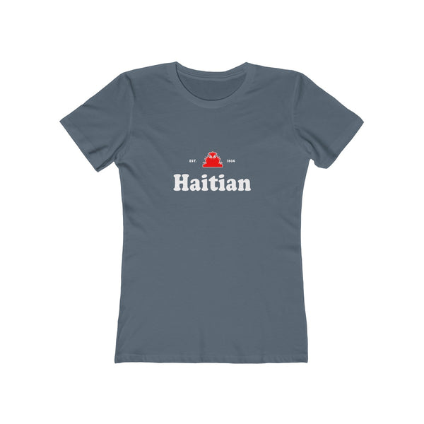 Haitian - Women's Slim Fit Tee - T-Shirt - Cocoalime Apparel 