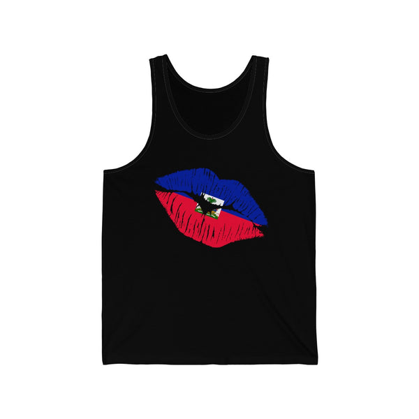 Haiti Lip Service - Unisex Jersey Tank - Tank Top - Cocoalime Apparel 