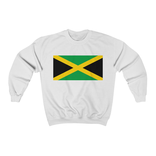 Jamaican Flag - Unisex Heavy Blend™ Crewneck Sweatshirt - CocoaLime