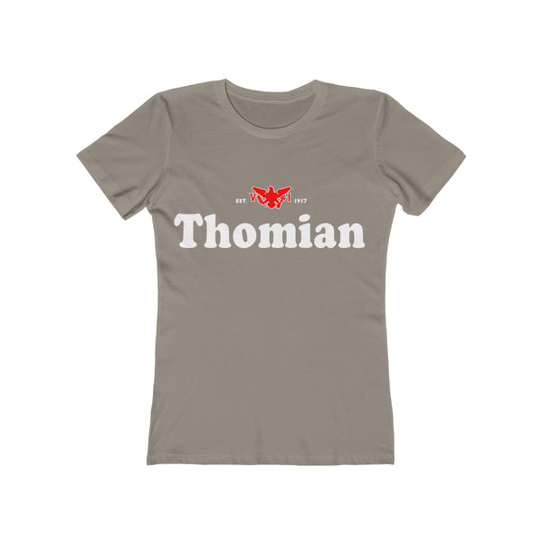 Thomian - Women's Slim Fit Tee - CocoaLime