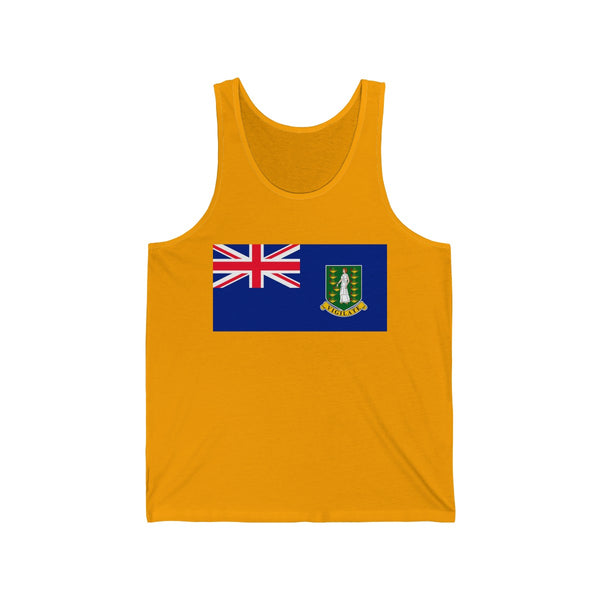 BVI Flag - Unisex Jersey Tank - CocoaLime
