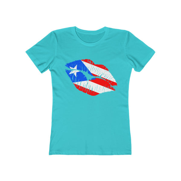 Puerto Rico Lip Service - Women's Slim Fit Tee - T-Shirt - Cocoalime Apparel 