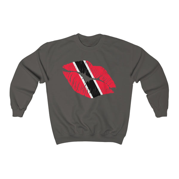 Trinidad & Tobago Lip Service - Unisex Heavy Blend™ Crewneck Sweatshirt - CocoaLime