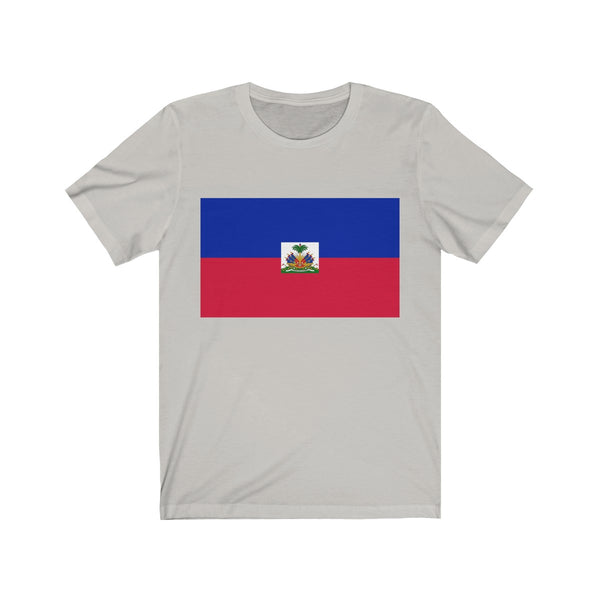 Haiti Flag - Unisex Jersey Short Sleeve Tee - T-Shirt - Cocoalime Apparel 