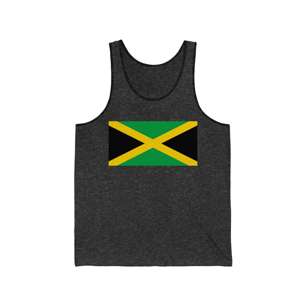 Jamaican Flag - Unisex Jersey Tank - CocoaLime