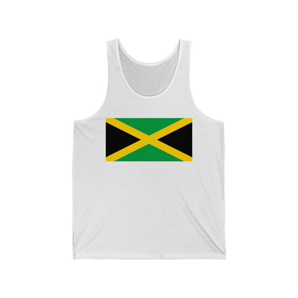 Jamaican Flag - Unisex Jersey Tank - CocoaLime