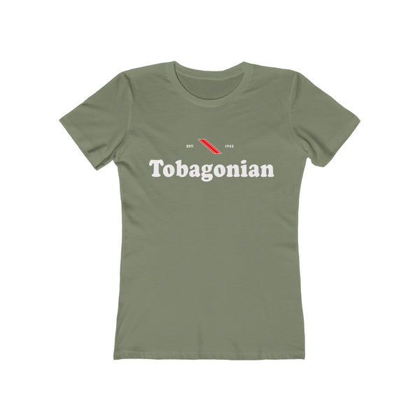 Tobagonian - Women's Slim Fit Tee - T-Shirt - Cocoalime Apparel 