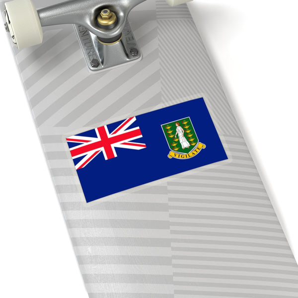 British Virgin Islands Flag - Kiss-Cut Stickers - Paper products - Cocoalime Apparel 