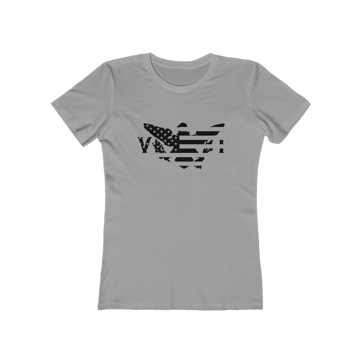 US x VI - Black - Women's Slim Fit Tee - CocoaLime