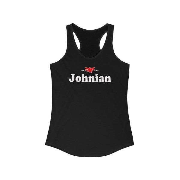 Johnian  - Women's Slim Fit Racerback Tank - CocoaLime