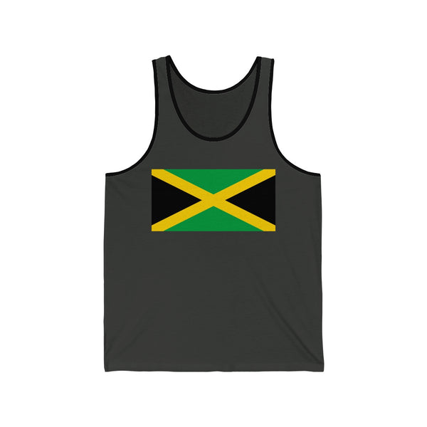 Jamaican Flag - Unisex Jersey Tank - CocoaLime