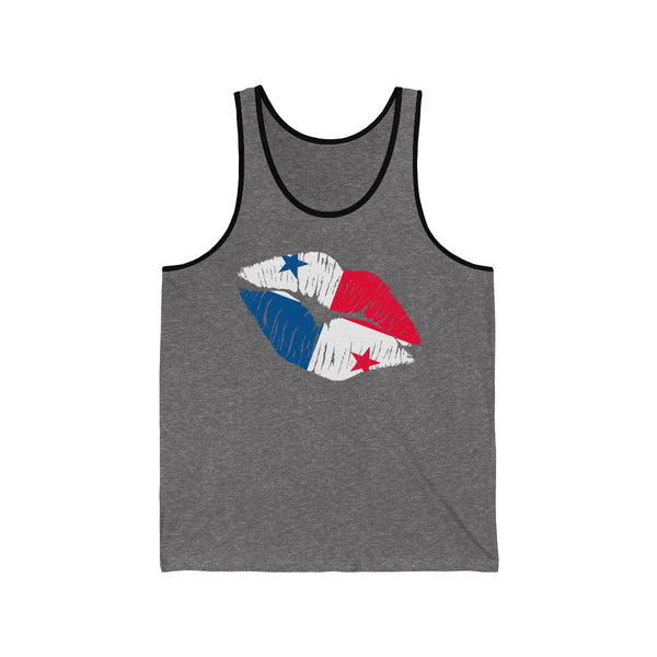 Panama Lip Service - Unisex Jersey Tank - CocoaLime