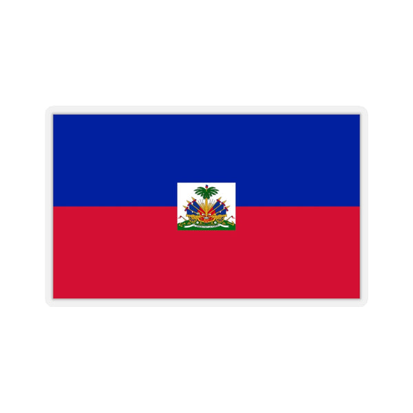 Haiti Flag - Kiss-Cut Stickers - Paper products - Cocoalime Apparel 