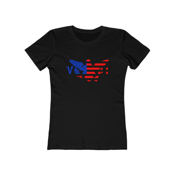 US x VI - Color - Women's Slim Fit Tee - CocoaLime