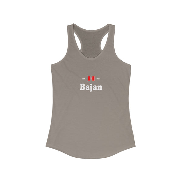 Bajan -  Women's Slim Fit Racerback Tank - Tank Top - Cocoalime Apparel 