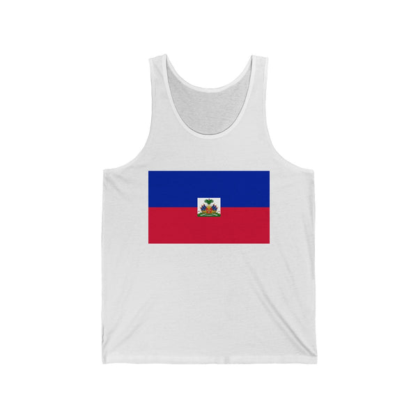 Haiti Flag - Unisex Jersey Tank - Tank Top - Cocoalime Apparel 