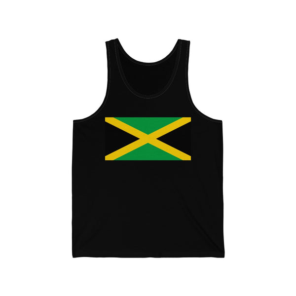 Jamaican Flag - Unisex Jersey Tank - CocoaLime