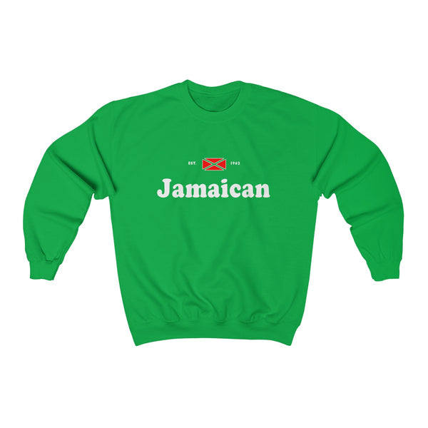 Jamaican - Unisex Heavy Blend™ Crewneck Sweatshirt - CocoaLime