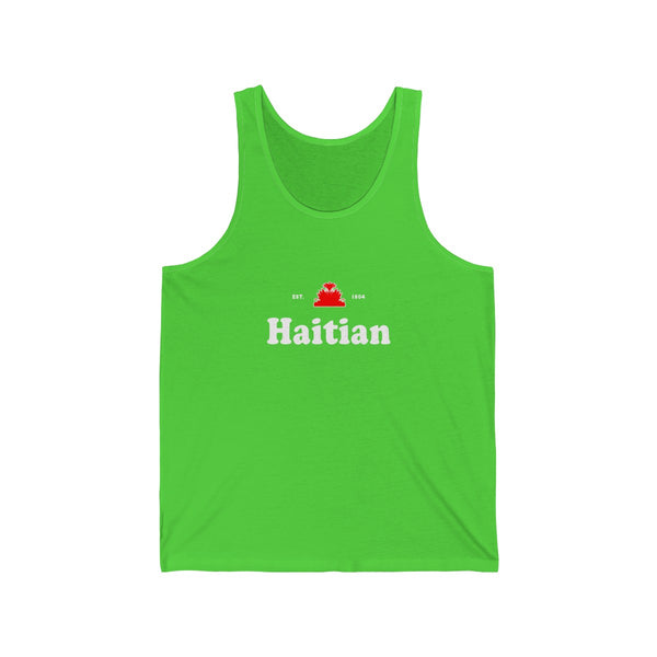 Haitian - Unisex Jersey Tank - Tank Top - Cocoalime Apparel 