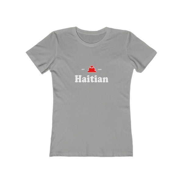 Haitian - Women's Slim Fit Tee - T-Shirt - Cocoalime Apparel 