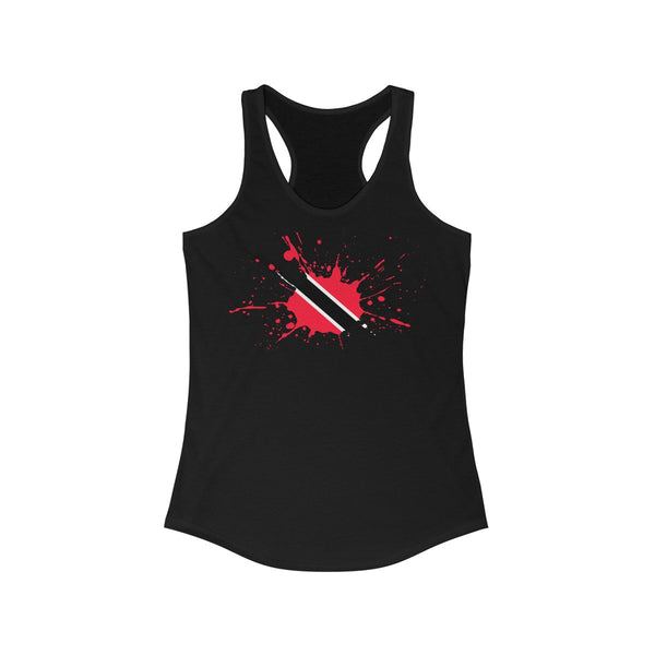 Trinidad & Tobago Paint -  Women's Slim Fit Racerback Tank - CocoaLime