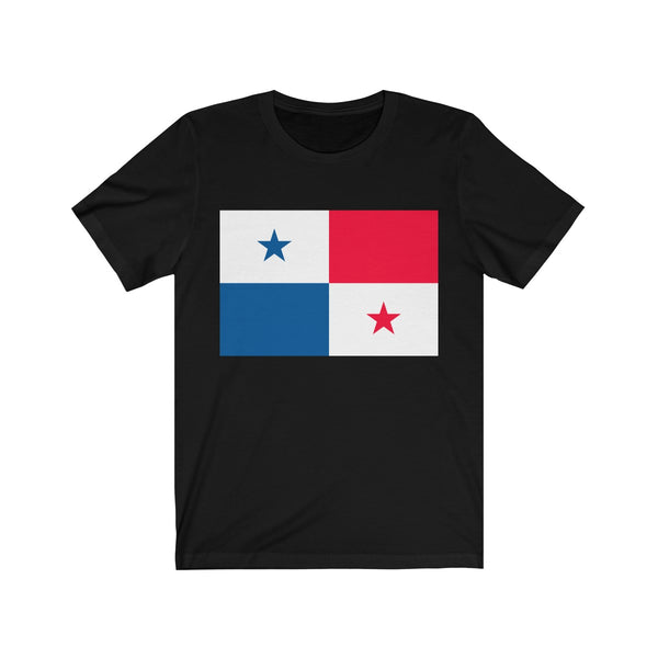 Panama Flag - Unisex Jersey Short Sleeve Tee - T-Shirt - Cocoalime Apparel 