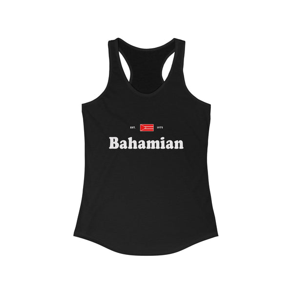 Bahamian -  Women's Slim Fit Racerback Tank - Tank Top - Cocoalime Apparel 