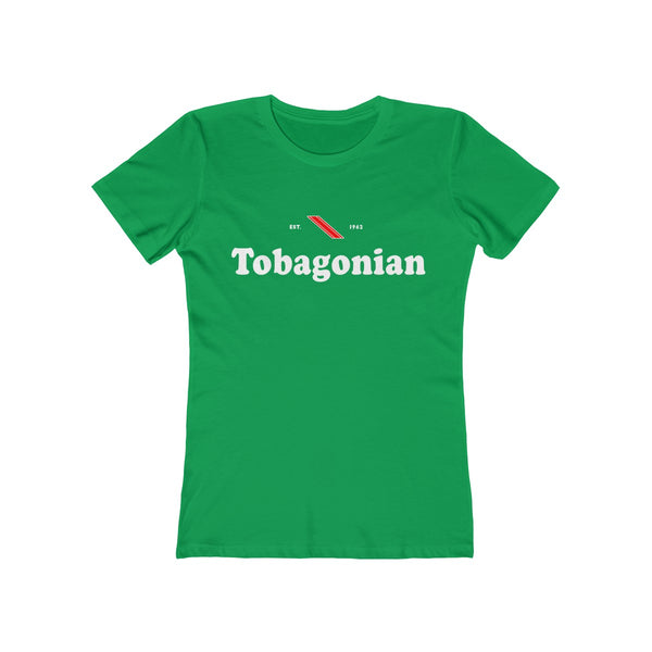 Tobagonian - Women's Slim Fit Tee - T-Shirt - Cocoalime Apparel 