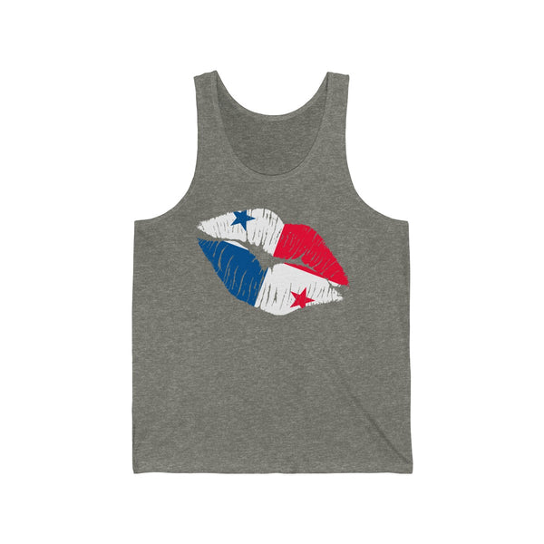 Panama Lip Service - Unisex Jersey Tank - CocoaLime