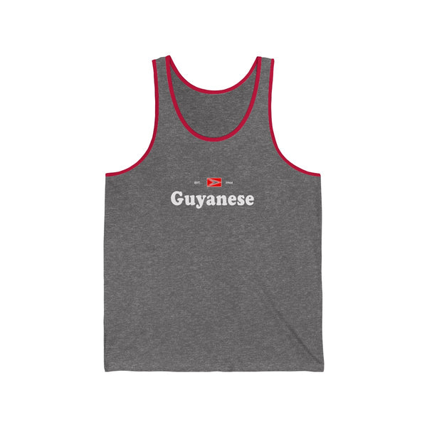 Guyanese - Unisex Jersey Tank - Tank Top - Cocoalime Apparel 