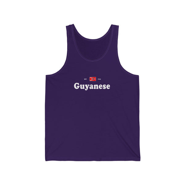 Guyanese - Unisex Jersey Tank - Tank Top - Cocoalime Apparel 