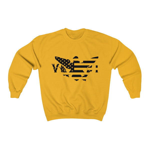 US x VI - Black - Unisex Heavy Blend™ Crewneck Sweatshirt - CocoaLime